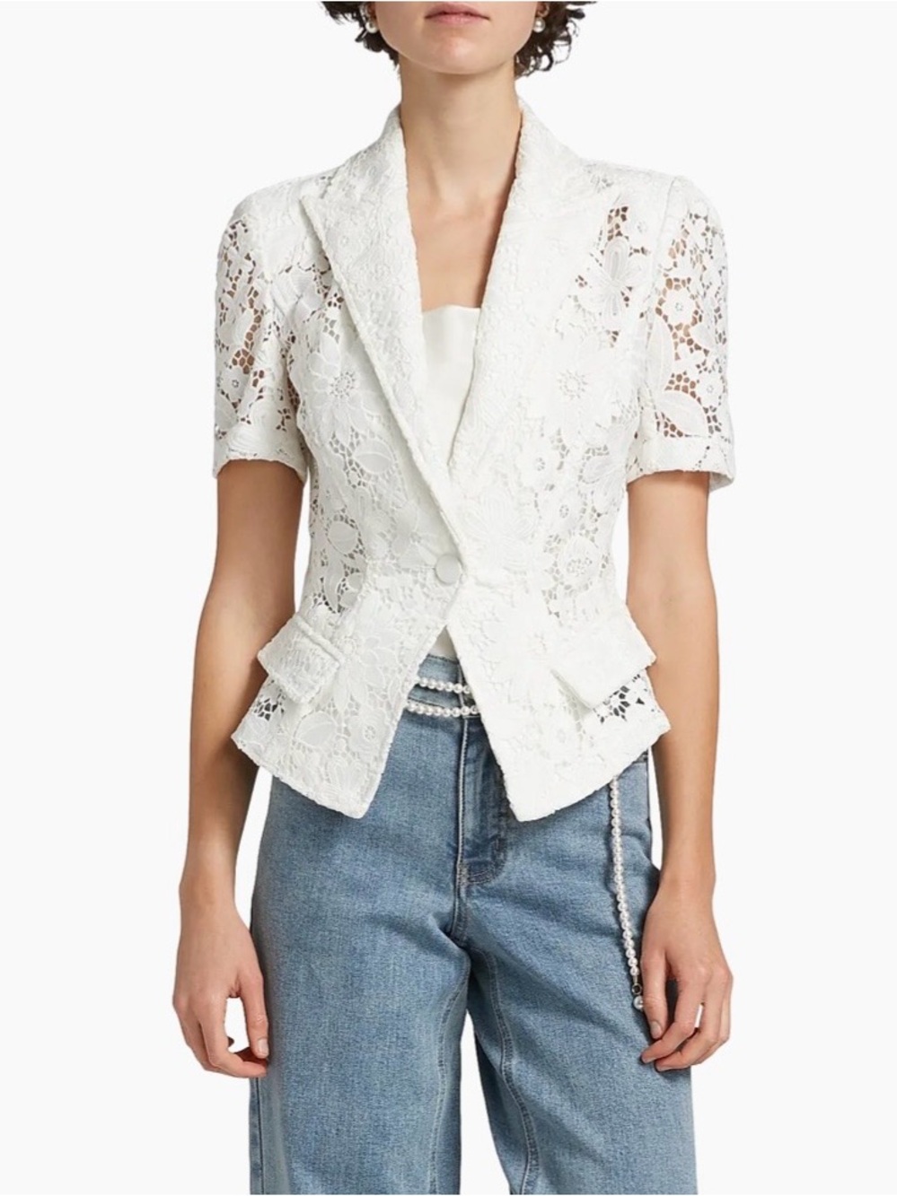 Generation Love Melbourne short sleeve lace blazer women's size xxl NWT - Picture 5 of 16